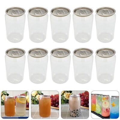 IMG_1775 Transparent Plastic Cans PET Easy-Open Cans
